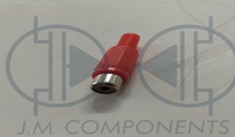 CONECTOR HEMBRA ROJO